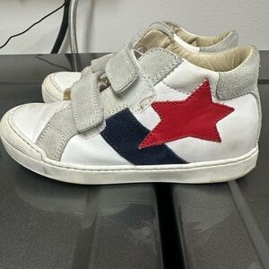 Naturino leather high top sneakers size 29 / kids 12